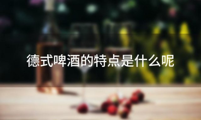 德式啤酒的特点是什么呢「德式啤酒的特点是什么意思」