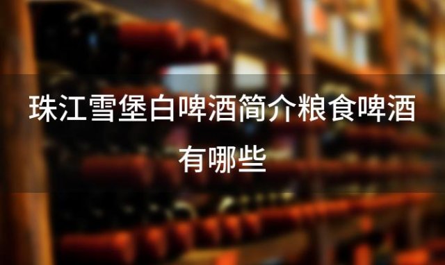 珠江雪堡白啤酒简介粮食啤酒有哪些