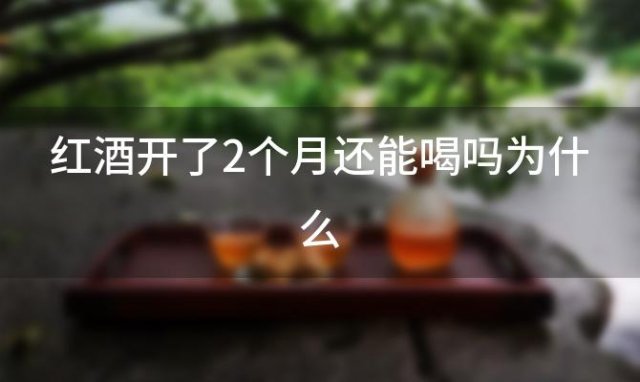 红酒开了2个月还能喝吗为什么