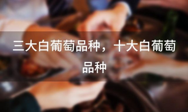 三大白葡萄品种 十大白葡萄品种