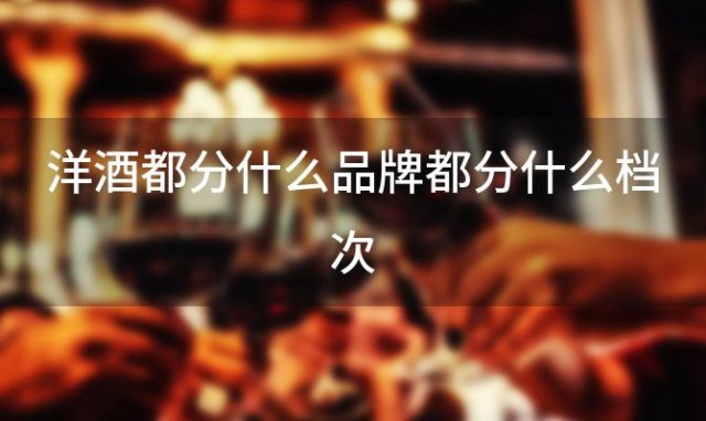 洋酒都分什么品牌都分什么档次 白兰地的三大品牌公司包括 