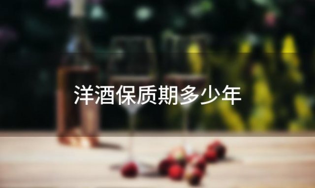 洋酒保质期多少年