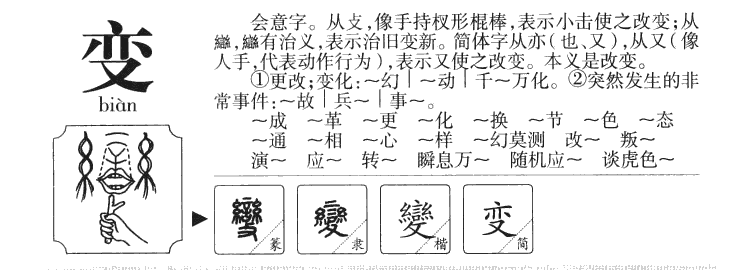 变字取名寓意和含义_变字五行属什么