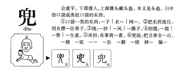 兜字取名寓意和含义_兜字五行属什么