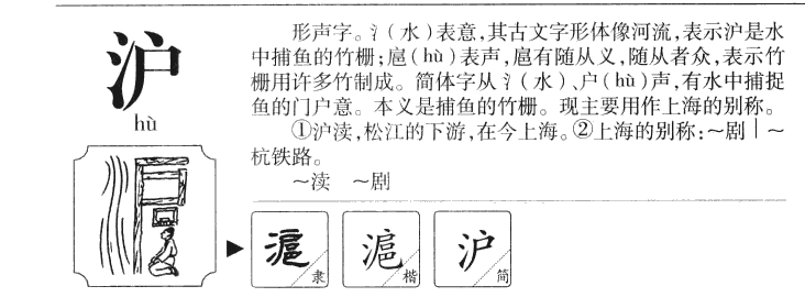 沪字取名寓意和含义_沪字五行属什么
