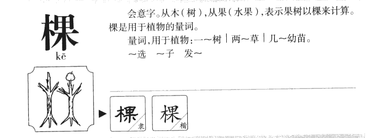 棵字取名寓意和含义_棵字五行属什么