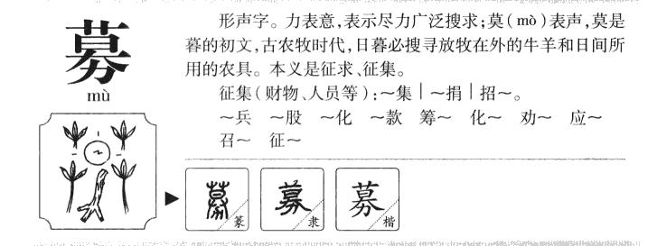 募字取名寓意和含义_募字五行属什么