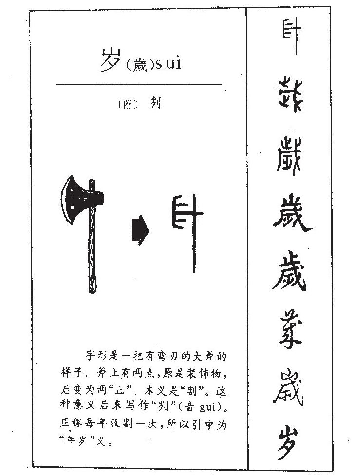 岁字取名寓意和含义_岁字五行属什么