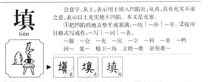 填字取名寓意和含义_填字五行属什么