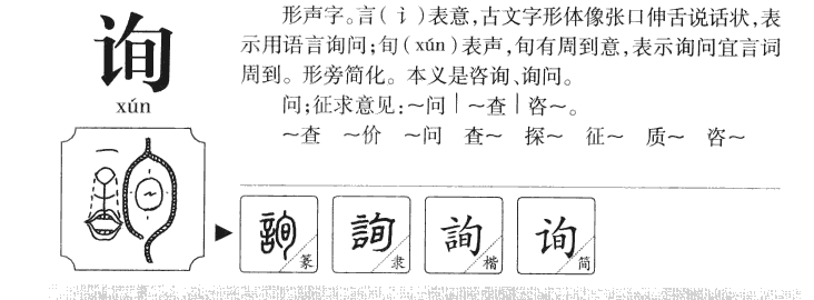 询字取名寓意和含义_询字五行属什么