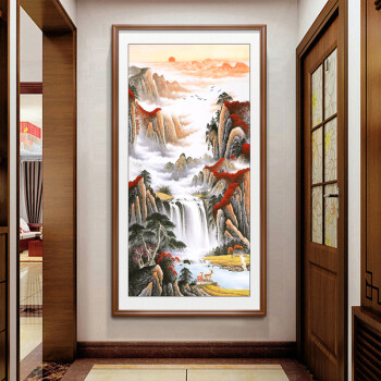 让你无法拒绝的玄关山水画，成为画尊之选！