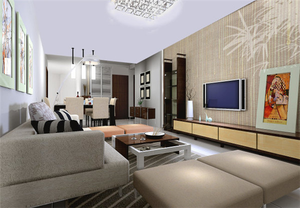小户型客厅装修效果图欣赏现代简约_小户型客厅装修风水_客厅装修效果图小户型2015温馨