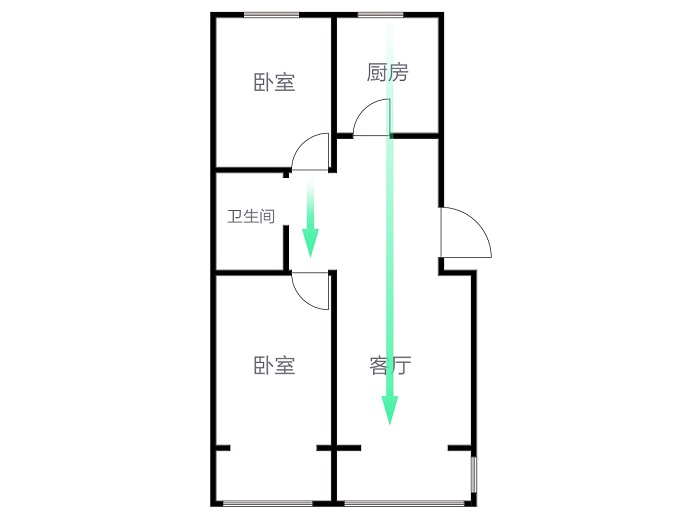 南北通透户型装修风水_滨湖绿地国际花都89户型是不是南北通透吗_南北通透小户型装修