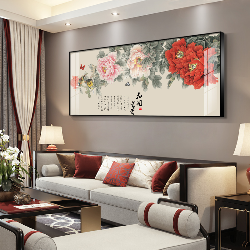 客厅中堂画_客厅风水中堂画怎么挂_客厅中堂画多少钱一套