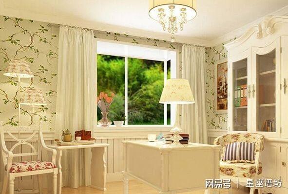 如何对书房中的窗帘进行合理的搭配？