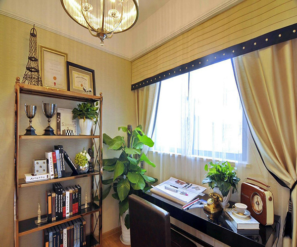 书房装修配什么样的窗帘和书房用纱帘好看么？