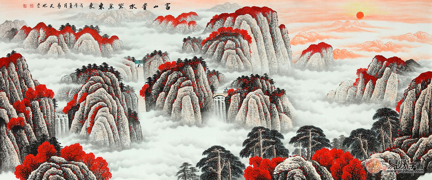 书房适合挂什么字画,名师手绘精品值得一品