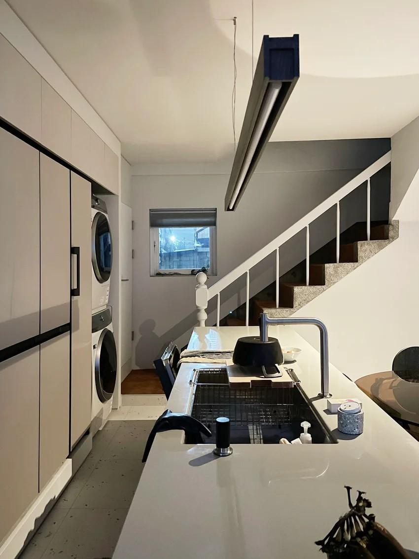 105㎡复式房，还多得个地下室，关键他们家装修还不走寻常路