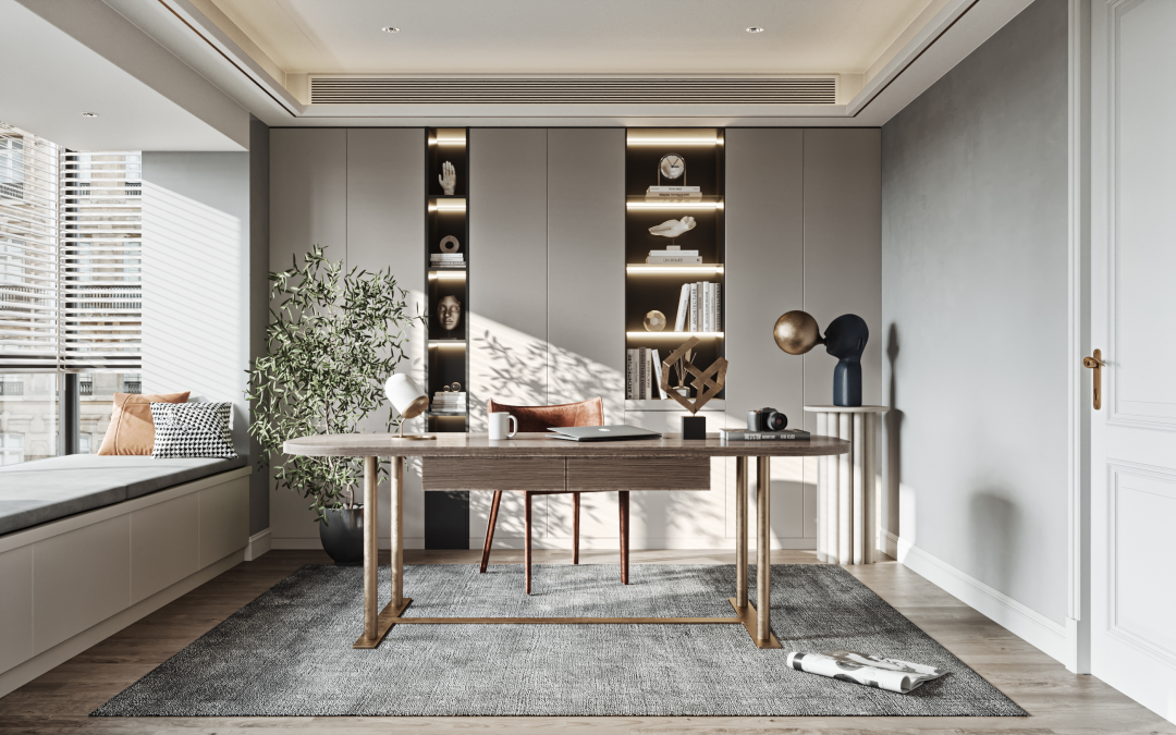 读书使人明智，书房亦是一个家庭文化品味的体现