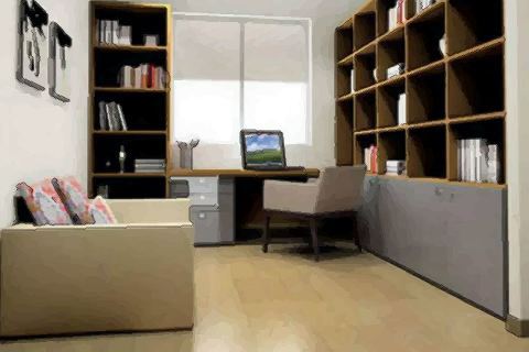 装修书房也不能随意，其实需要注意的问题有