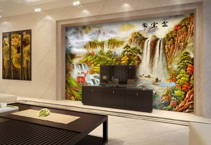 客厅电视墙适合挂什么画农村住宅院子大门外面不可什么