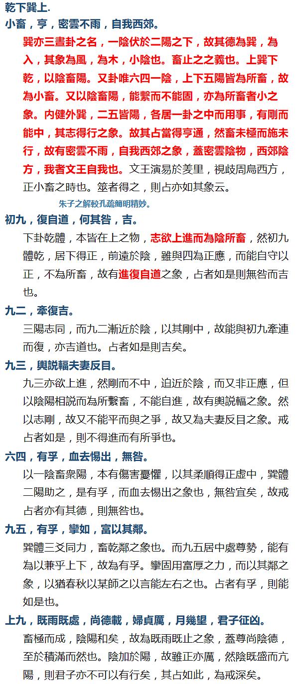 风天小畜卦详解婚外情_小过卦婚姻会分手吗_风天小畜卦是离婚卦吗