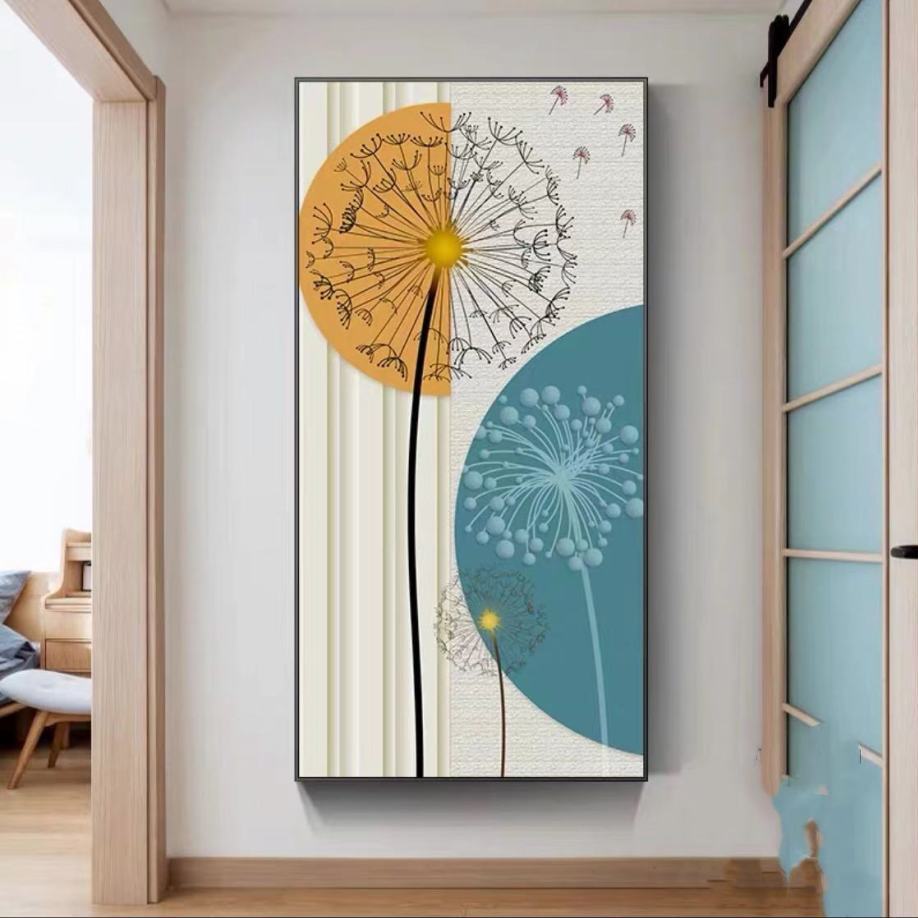 玄关壁画竖版图片_玄关壁画风水排名_玄关壁画装修效果图