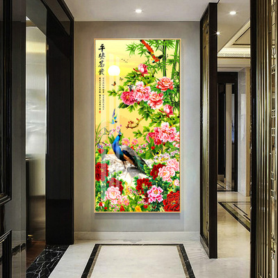 玄关壁画图片大全_玄关壁画风水排名_欧式玄关壁画