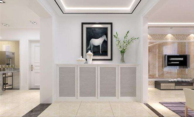 10个经典黑白玄关设计案例，让客人一进门就搞定