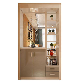 家装中有些房子的格局是从大门进入客厅会有一条通道