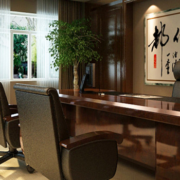 搬办公室的风水讲究背墙,有靠山，侧窗有窗帘