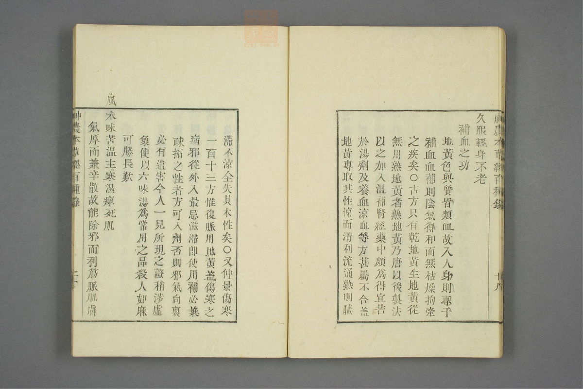 本草经百种录_古籍图_第1册_第30页